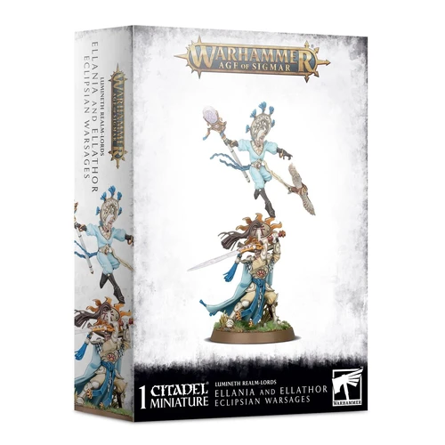 Warhammer Age of Sigmar Lumineth Realm-Lords Ellania & Ellathor
