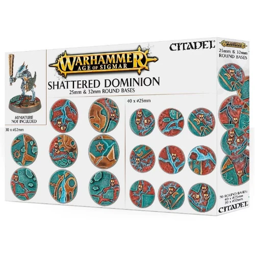 Warhammer Age of Sigmar: AOS: Shattered Dominion: 25 & 32mm Round Bases