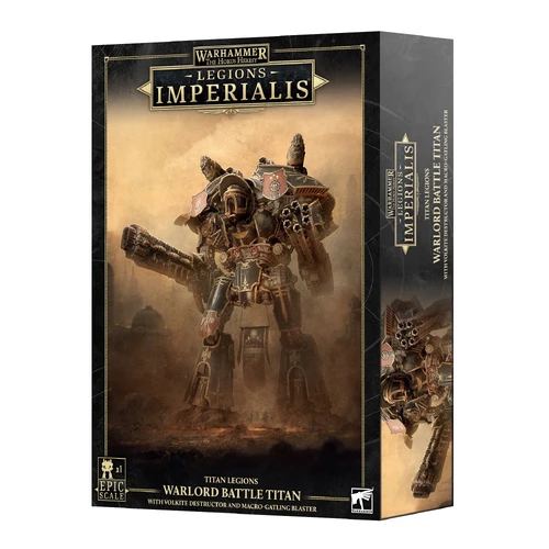 Legions Imperialis Warlord Battle Titan with Volkite Destructor & Macro-Gatling Blaster