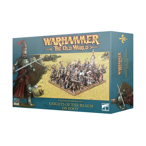 Warhammer The Old World Kingdom of Bretonnia: Knights of the Realm on Foot