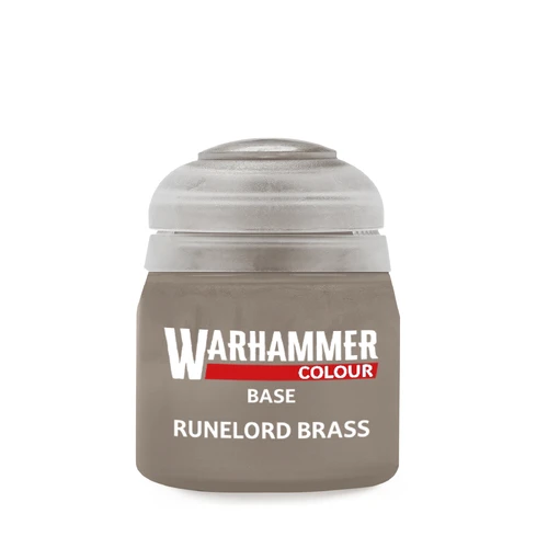 Warhammer Colour Base: Runelord Brass 12ml
