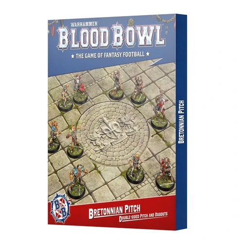 Blood Bowl Bretonnian Brionne Barons Team Pitch & Dugouts