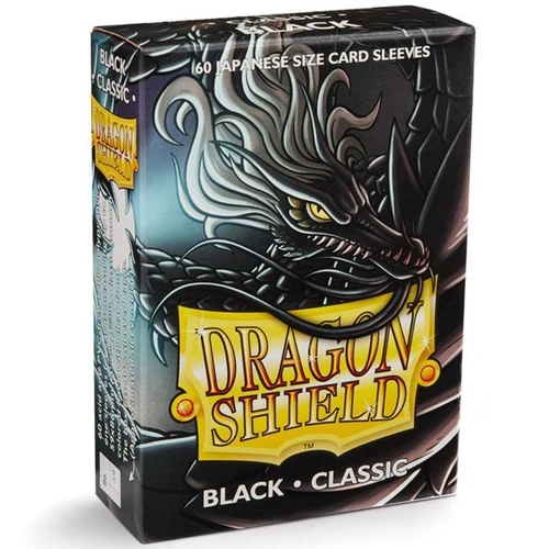Sleeves - Dragon Shield Japanese- Box 60 - Classic Black