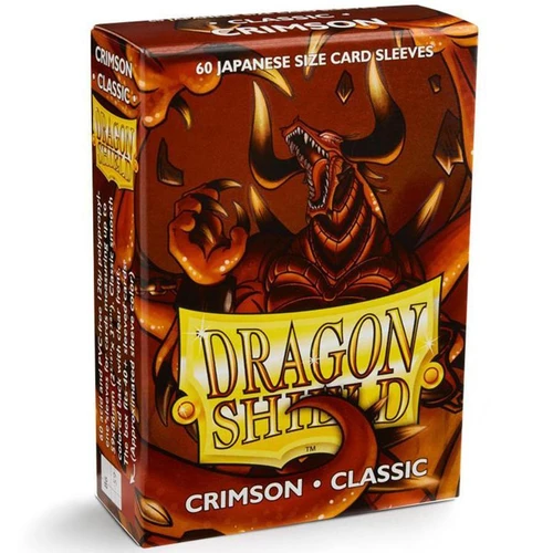 Sleeves - Dragon Shield Japanese- Box 60 - Classic Crimson