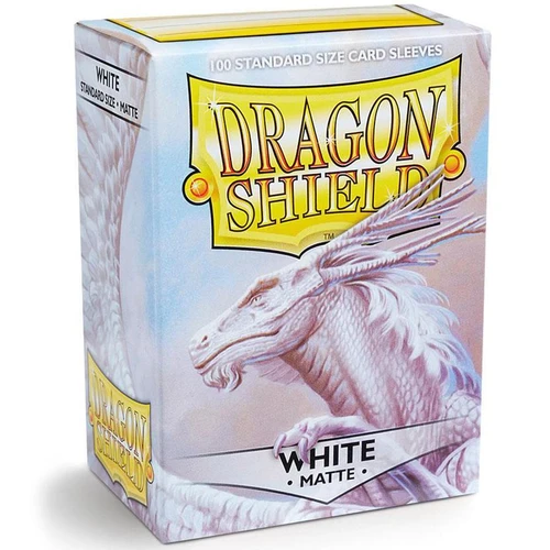 Sleeves - Dragon Shield - Box 100 - White MATTE