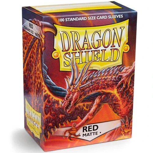 Sleeves - Dragon Shield - Box 100 - Red MATTE