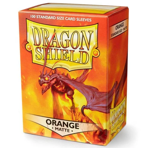 Sleeves - Dragon Shield - Box 100 - Orange MATTE