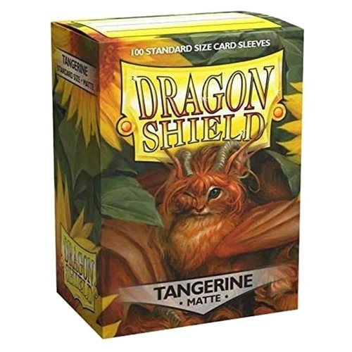 Sleeves - Dragon Shield - Box 100 - Tangerine MATTE