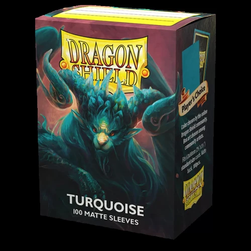 Sleeves - Dragon Shield - Box 100 - Turquoise Atebeck MATTE