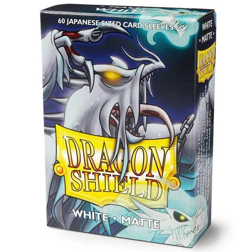 Dragon Shield Japanese 60ct White MATTE 59x86mm Sleeves