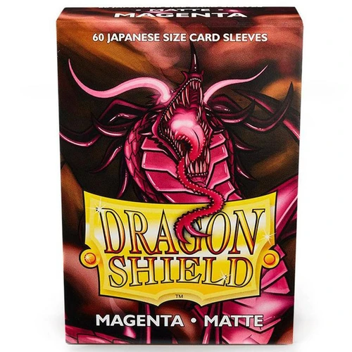 Sleeves - Dragon Shield Japanese- Box 60 - Magenta MATTE