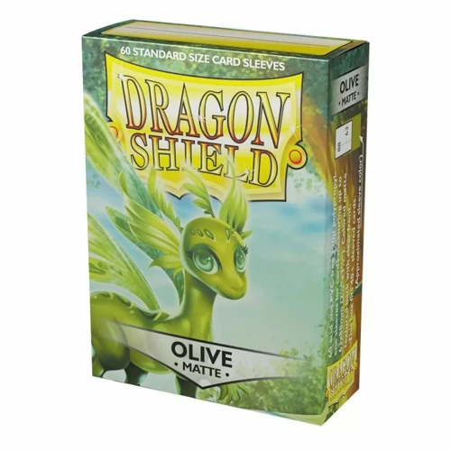 Sleeves - Dragon Shield - Box 60 - Matte Olive