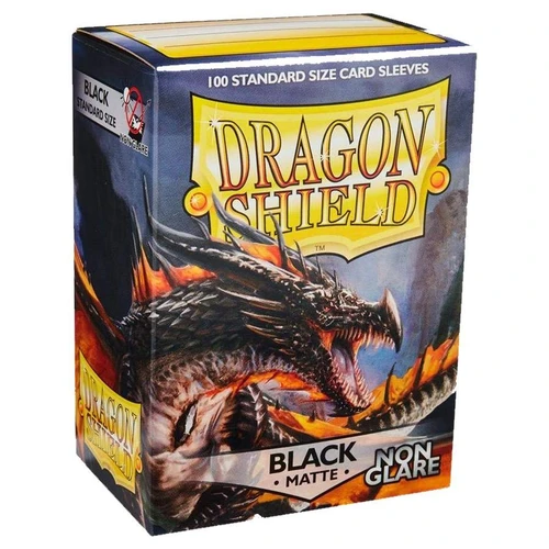 Sleeves - Dragon Shield - Box 100 - Non Glare - Black