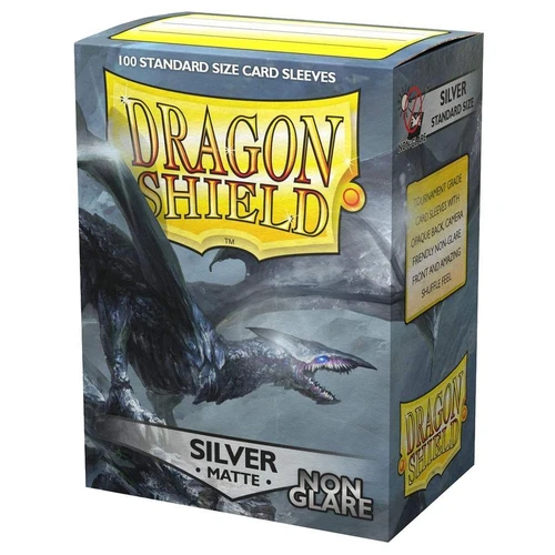 Sleeves - Dragon Shield - Box 100 - Non Glare - Silver