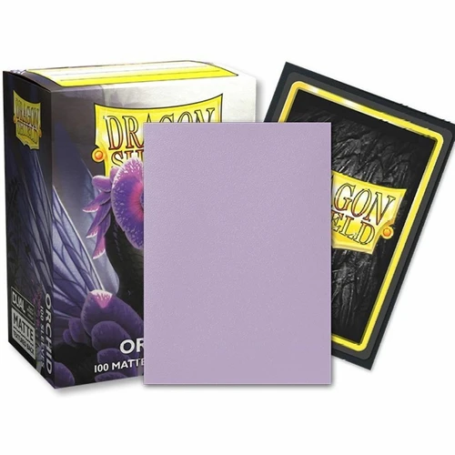 Sleeves - Dragon Shield - Box 100 - Standard Size Dual Matte Orchid Purple Emme