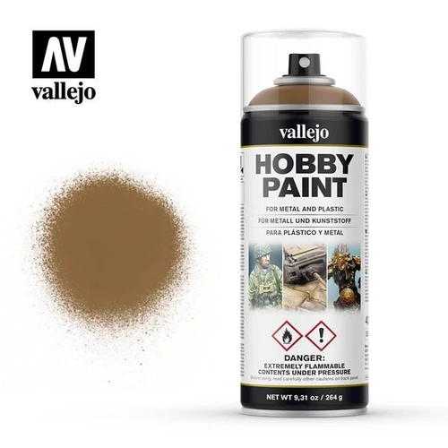 Vallejo Aerosol - Leather Brown 400ml