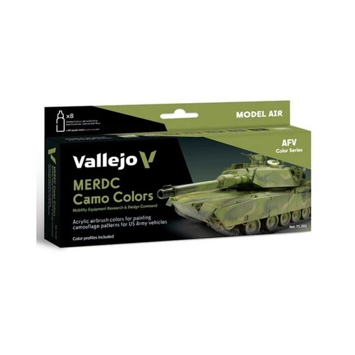 Vallejo - Model Air - Merdc Camo Colors 8 Colour Set