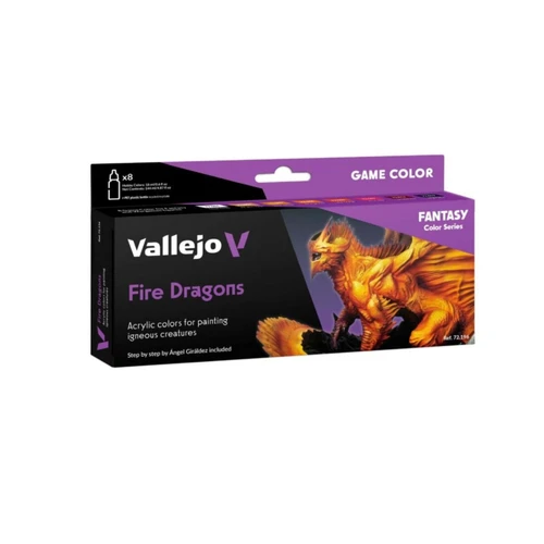 Vallejo - Game Colour - Fire Dragons 8 Colour Set