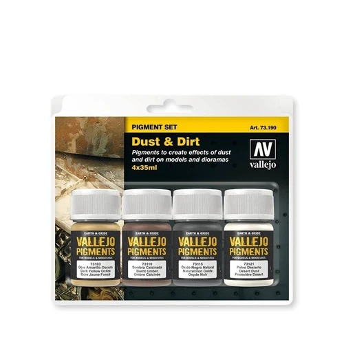 Vallejo Pigments - Set Dust & Dirt 35ml