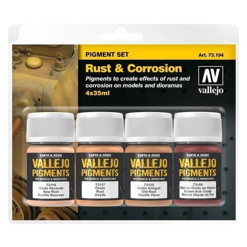 Vallejo Pigments - Set Rust & Corrosion 35ml