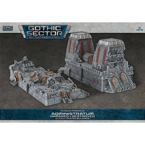 Battlefield in a Box: Gothic Sector – Mundus Imperialis: Administratum (Damaged & Destroyed)