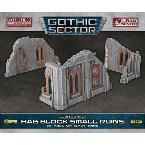 Battlefield in a Box: Gothic Sector – Castograd Hab Block Small Ruins