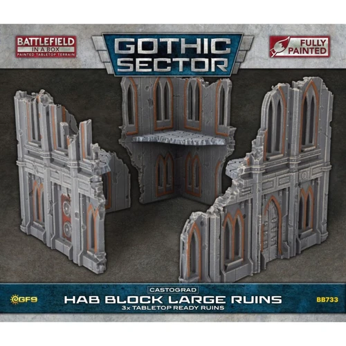 Battlefield in a Box: Gothic Sector – Castograd Hab Block Big Ruins