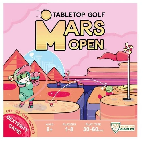 Mars Open Tabletop Golf Boxed Dexterity Game