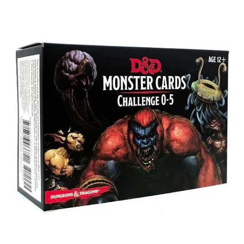 D&D Spellbook Cards Monster Challenge Deck 0-5 (179 cards)