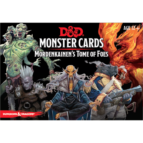 D&D Spellbook Cards Mordenkainens Tome of Foes Display