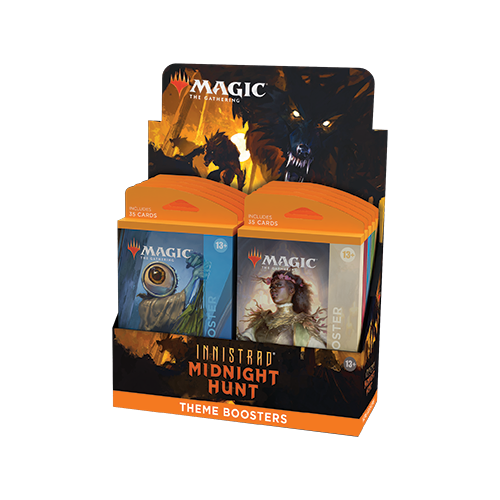 Magic Innistrad Midnight Hunt Theme Booster Display