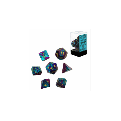 CHX 26449 Gemini Purple-Teal/Gold 7-Die Set