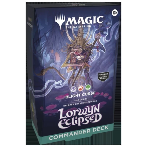 Magic the Gathering Lorwyn Eclipsed Blight Curse Commander Deck