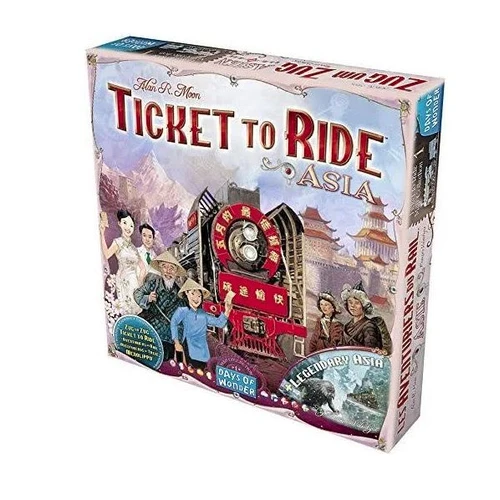 Ticket to Ride Asia Map