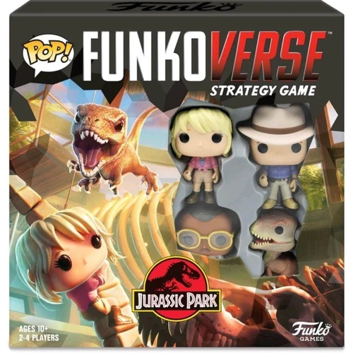 Funkoverse - Jurassic Park 100 4-Pack Expandalone Strategy Board Game