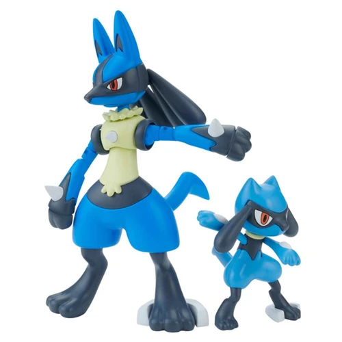Pokemon Model Kit Riolu & Lucario