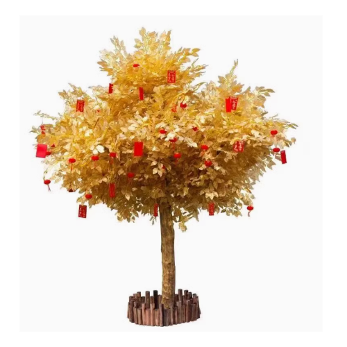 Artificial Golden Banyan Tree 1M
