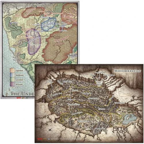 D&D Out of the Abyss Map Set (2)