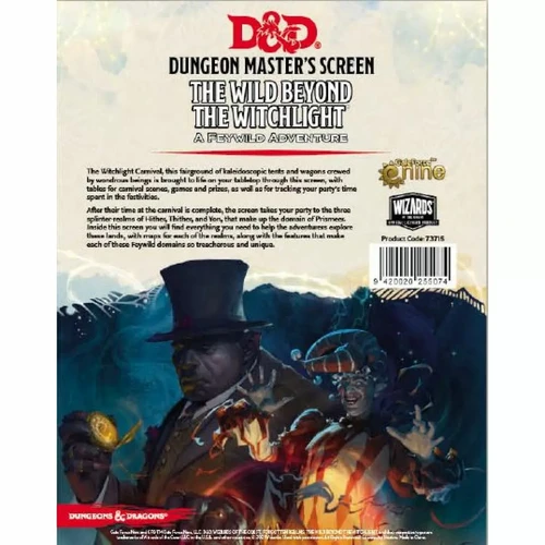 D&D The Wild Beyond The Witchlight DM Screen