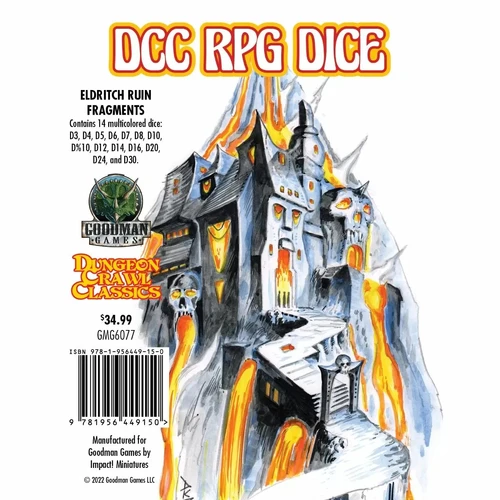 Dungeon Crawl Classics Dice - Eldritch Ruin