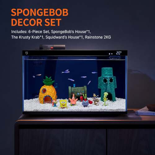 Xiaomi Aquarium SpongeBob Pineapple House 3-Piece Landscape Set