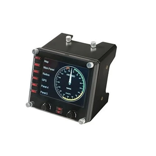 Logitech Flight Instrument Panel Professional Simulation LCD Multi-instrument Controller