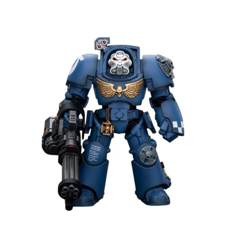 Warhammer Collectibles: 1/18 Scale Ultramarines Terminator Squad Terminator with Assault Cannon