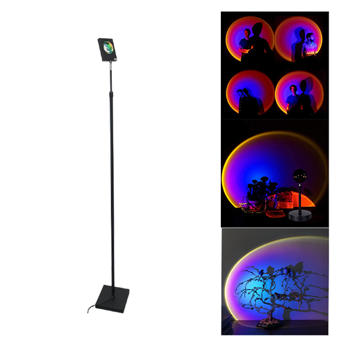 Rainbow Ocean Blue Projection Led Lamp 150-180cm (Square Head)