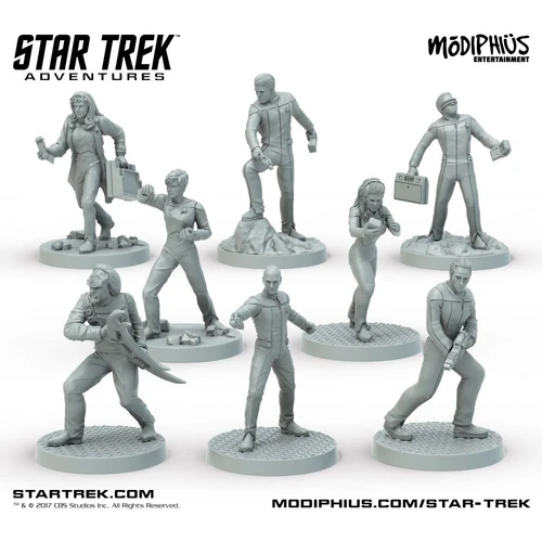 Star Trek Adventures Next Generation Miniatures Set