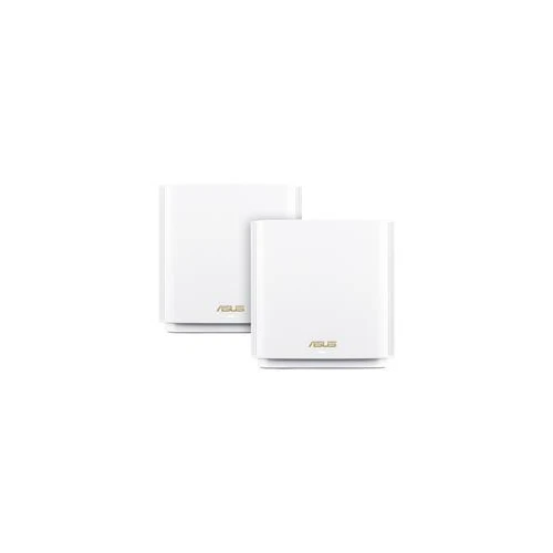 ASUS XT8 AX6600 ZenWiFi Tri Band Mesh WiFi 6 Gigabit System  White 2 Pack