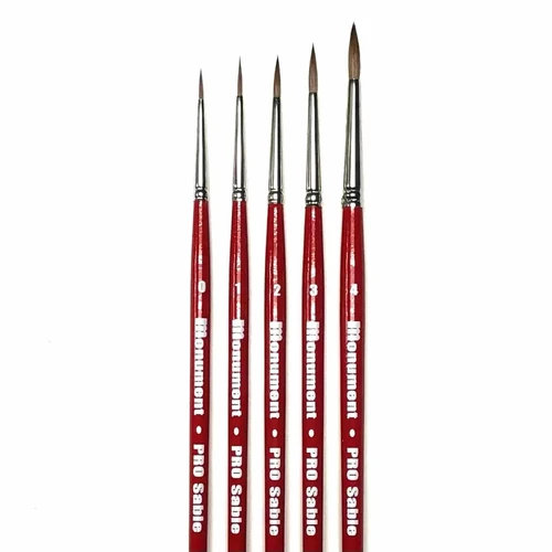 Monument Pro Sables Sets - Pro Sable 5 Brush Set