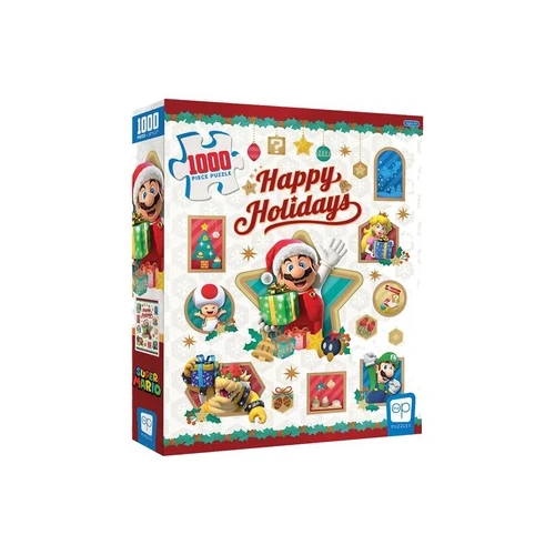 Super Mario Happy Holidays Puzzle 1000pc