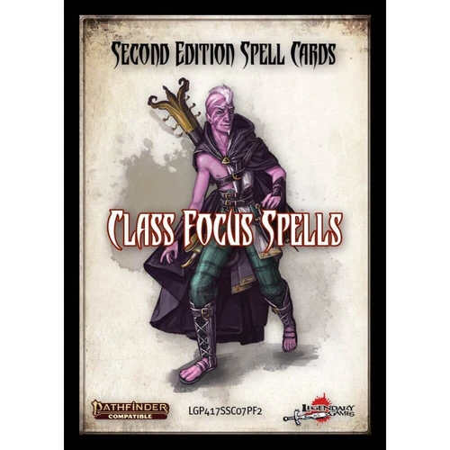 Pathfinder Second Edition Spell Cards Focus