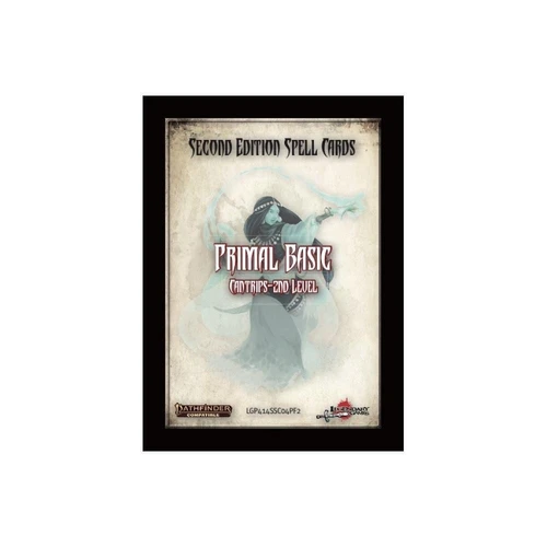 Pathfinder Second Edition Spell Cards Primal